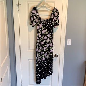 Urban outfitters printed floral maxi dress